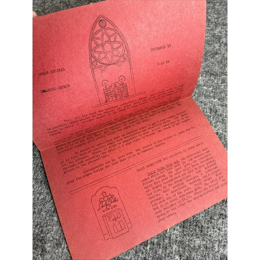 The Call Clarington OH Church Newsletter Evangelical Reformed Mimeograph 1953 #1
